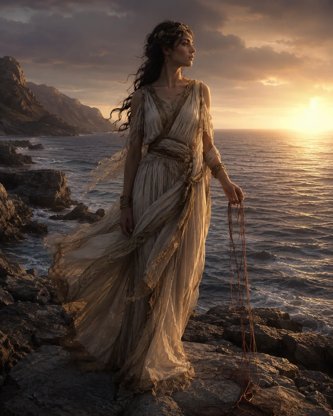 Ariane entre le Labyrinthe de Crète et l'horizon de Naxos