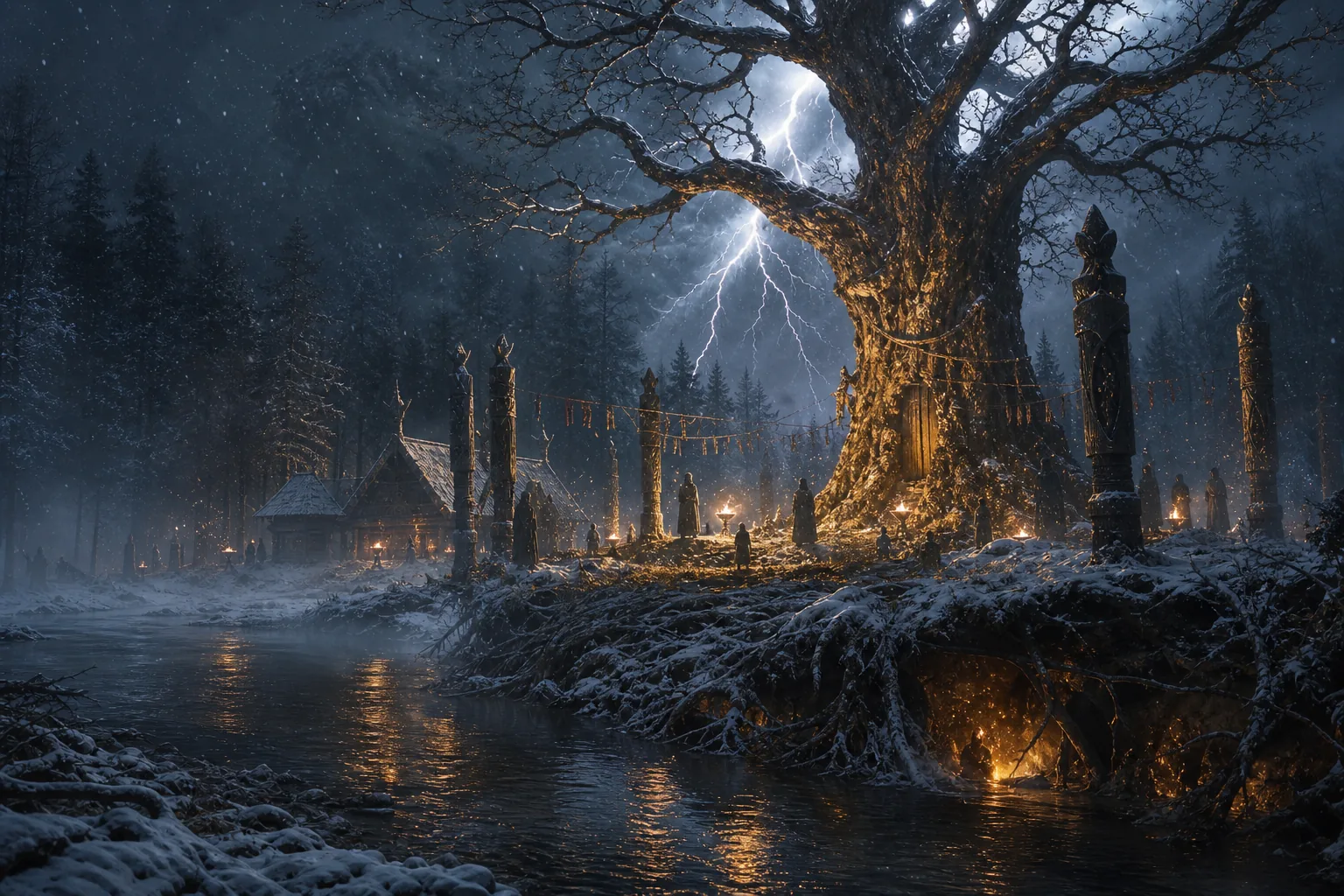 Paysage mythologique de la future section slave